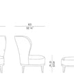 High End Spring Lounge Chair Chair by Potocco Casa Design Group