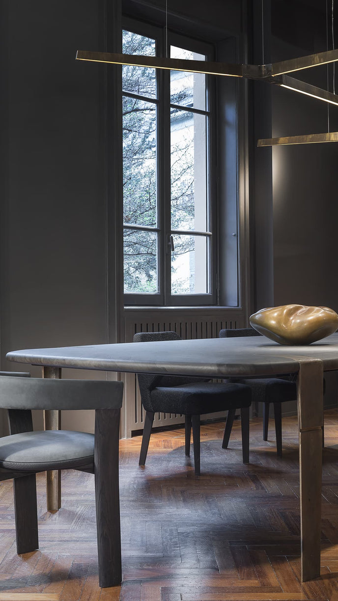 High End Starlight Horizontal Lamp by Henge Casa Design Group