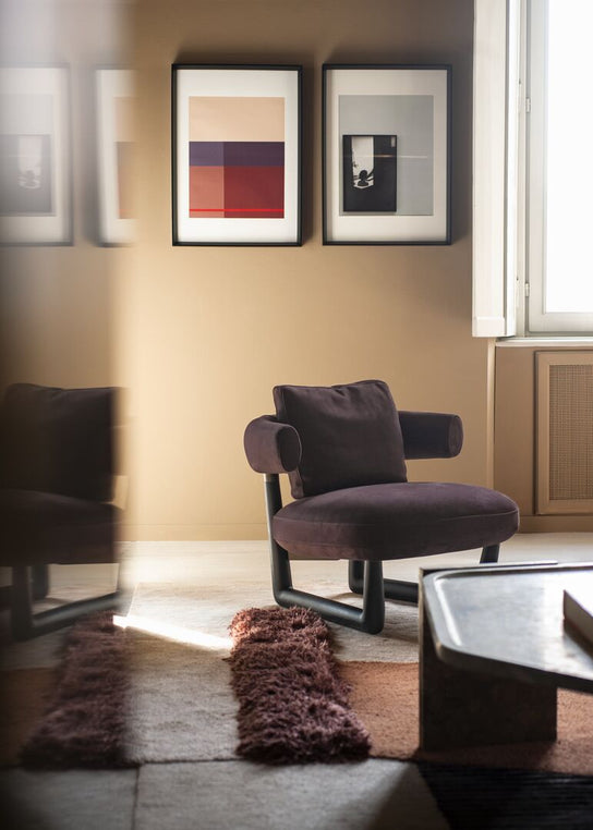 Stig Leather Lounge Armchair by Roberto Lazzeroni for Baxter | Casa Design Group