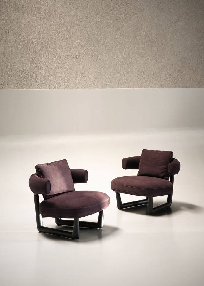 Stig Leather Lounge Armchair by Roberto Lazzeroni for Baxter | Casa Design Group