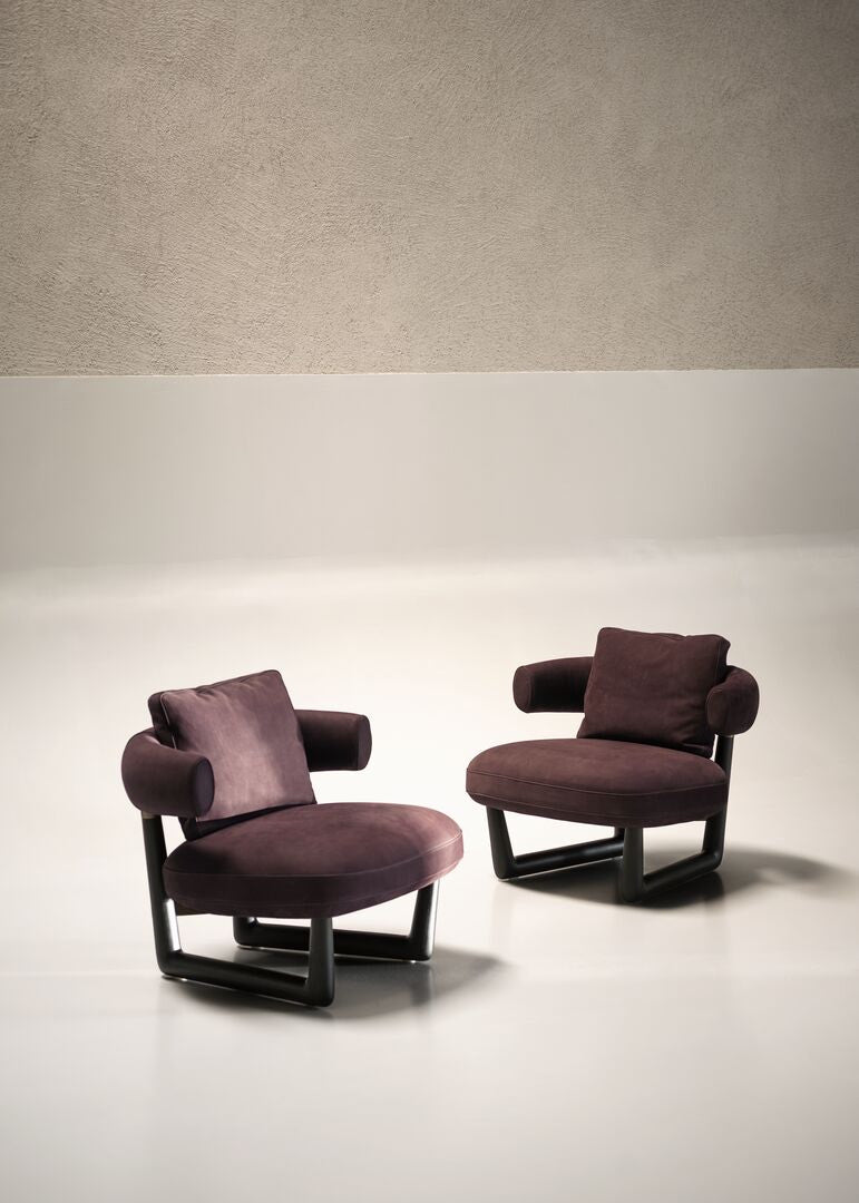 Stig Leather Lounge Armchair by Roberto Lazzeroni for Baxter | Casa Design Group