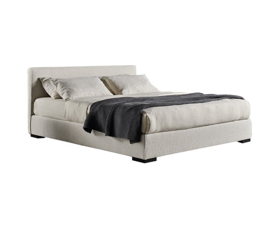 Stone Modern Upholstered Bed by Andrea Parisio for Meridiani | Casa Design Group