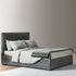 Stone Modern Upholstered Bed by Andrea Parisio for Meridiani | Casa Design Group