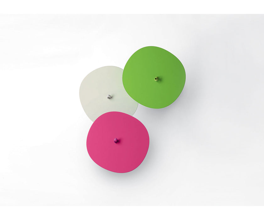 Modern Strap Outdoor Side Table by Paola Lenti with Unique Enamelled Copper Top Casa Design Group