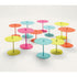Modern Strap Outdoor Side Table by Paola Lenti with Unique Enamelled Copper Top Casa Design Group