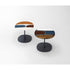 Modern Strap Outdoor Side Table by Paola Lenti with Unique Enamelled Copper Top Casa Design Group