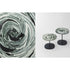 Modern Strap Outdoor Side Table by Paola Lenti with Unique Enamelled Copper Top Casa Design Group
