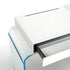 Strata glass vanity with double-faced mirror by Yabu Pushelberg for Glas Italia | Casa Design Group