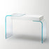 Strata glass vanity with double-faced mirror by Yabu Pushelberg for Glas Italia | Casa Design Group