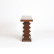 Zig Zag Console Table by Global Views featuring a unique zebra wood finish and accordion base Casa Design Group