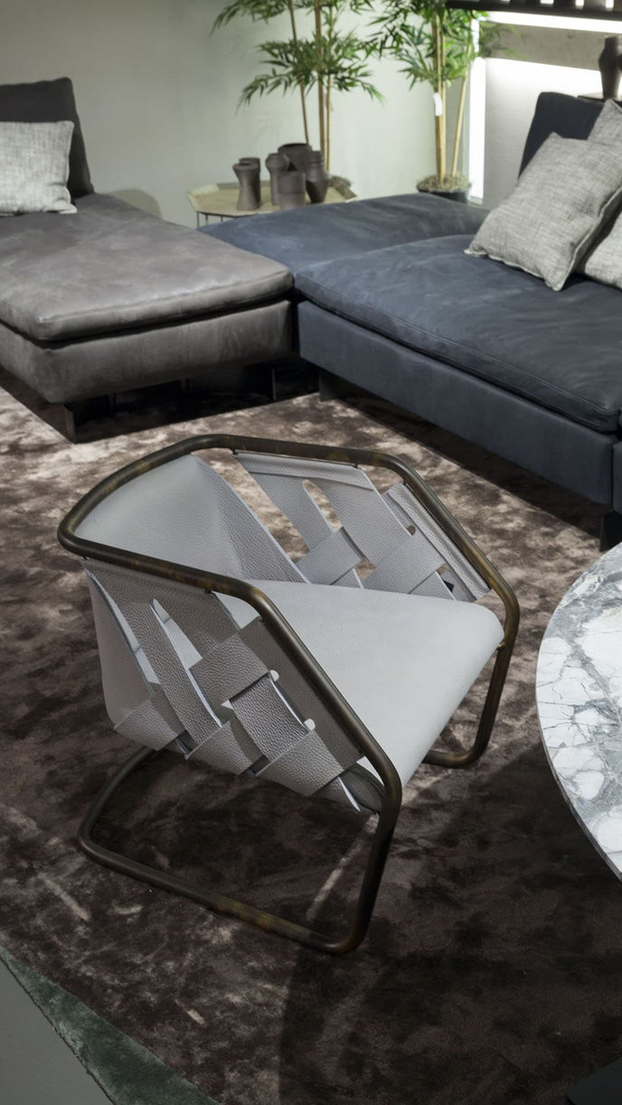 High End Strip Lounge Armchair by Henge Casa Design Group
