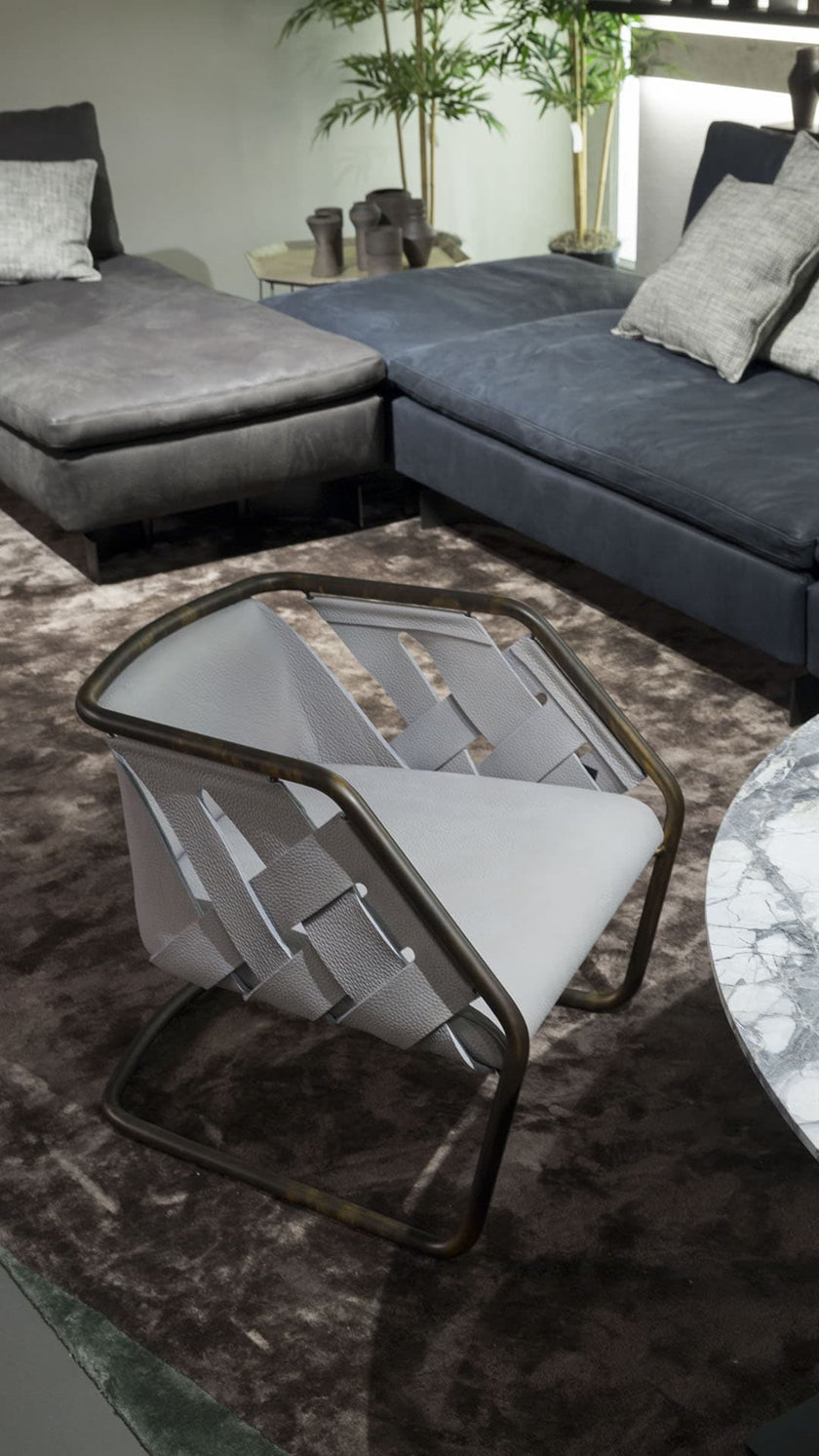 High End Strip Lounge Armchair by Henge Casa Design Group