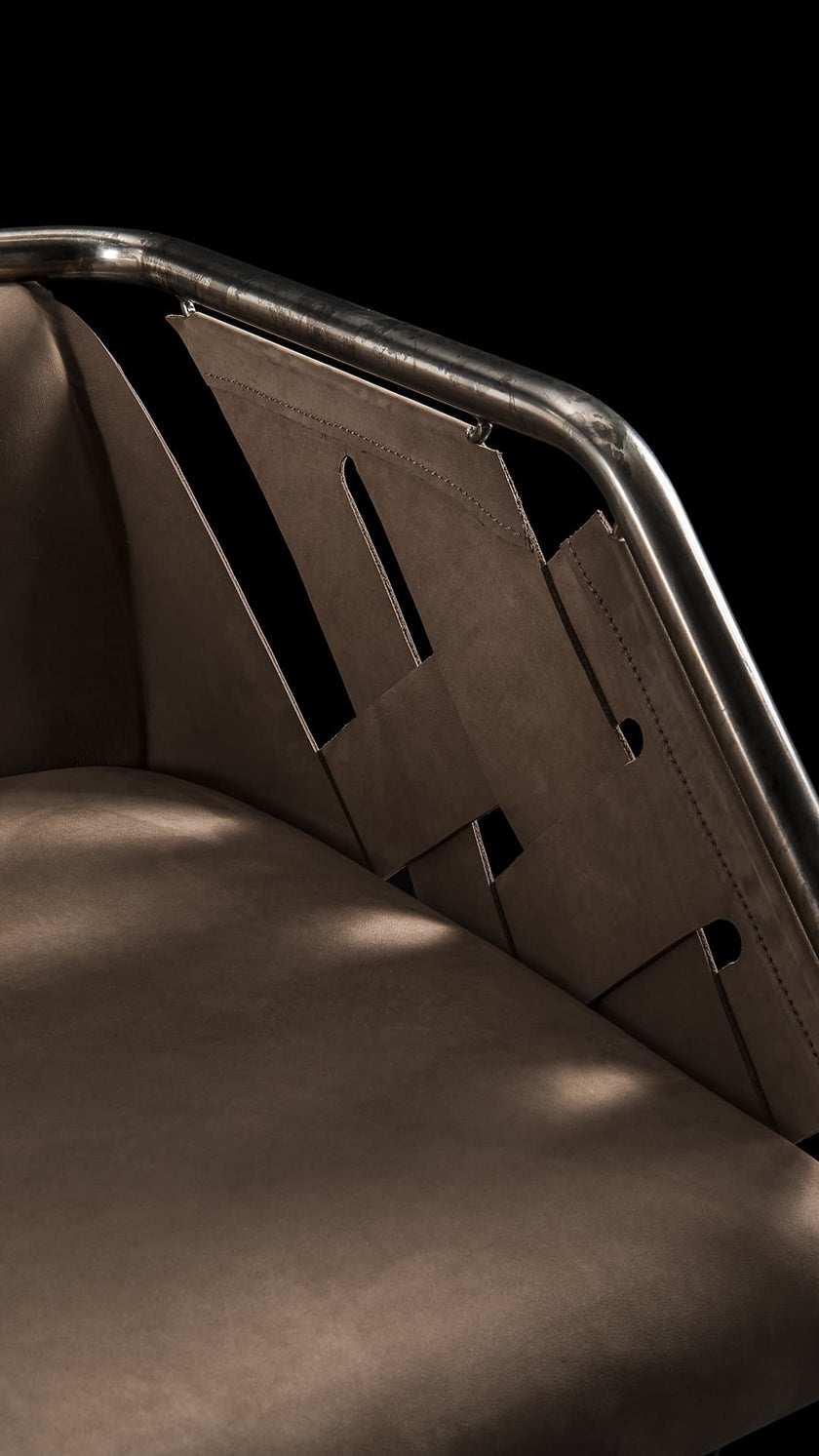 High End Strip Lounge Armchair by Henge Casa Design Group