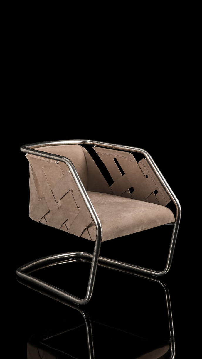 High End Strip Lounge Armchair by Henge Casa Design Group