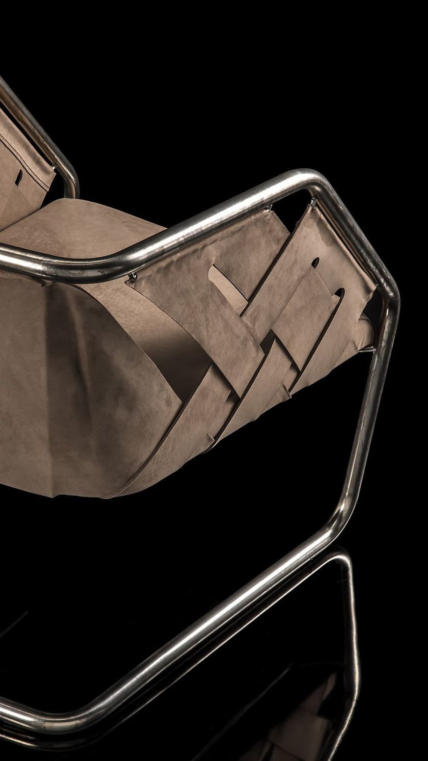 High End Strip Lounge Armchair by Henge Casa Design Group