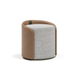 Suite elegant upholstered pouf by Capital with curved shell design and deep cushioned seat | Casa Design Group
