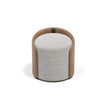Suite elegant upholstered pouf by Capital with curved shell design and deep cushioned seat | Casa Design Group
