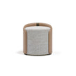 Suite elegant upholstered pouf by Capital with curved shell design and deep cushioned seat | Casa Design Group