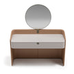 Suite refined leather vanity with mirror by Capital Collection | Casa Design Group