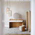 Suite refined leather vanity with mirror by Capital Collection | Casa Design Group