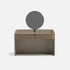 Suite refined leather vanity with mirror by Capital Collection | Casa Design Group