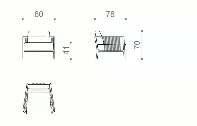 High End Sunday Armchair by Nube Italia Casa Design Group