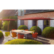 Elegant Sunset Outdoor Dining Table by Paola Lenti Casa Design Group