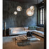 Superb-all horizontal ceiling light by Henge designed by Massimo Castagna with fiberglass spheres and LED lighting Casa Design Group