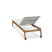 High End Sway Teak Lounger by Gloster Casa Design Group