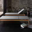 High End Sway Teak Lounger by Gloster Casa Design Group