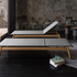 High End Sway Teak Lounger by Gloster Casa Design Group