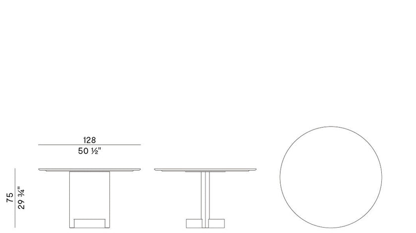 High End Syn Table by Potocco Casa Design Group