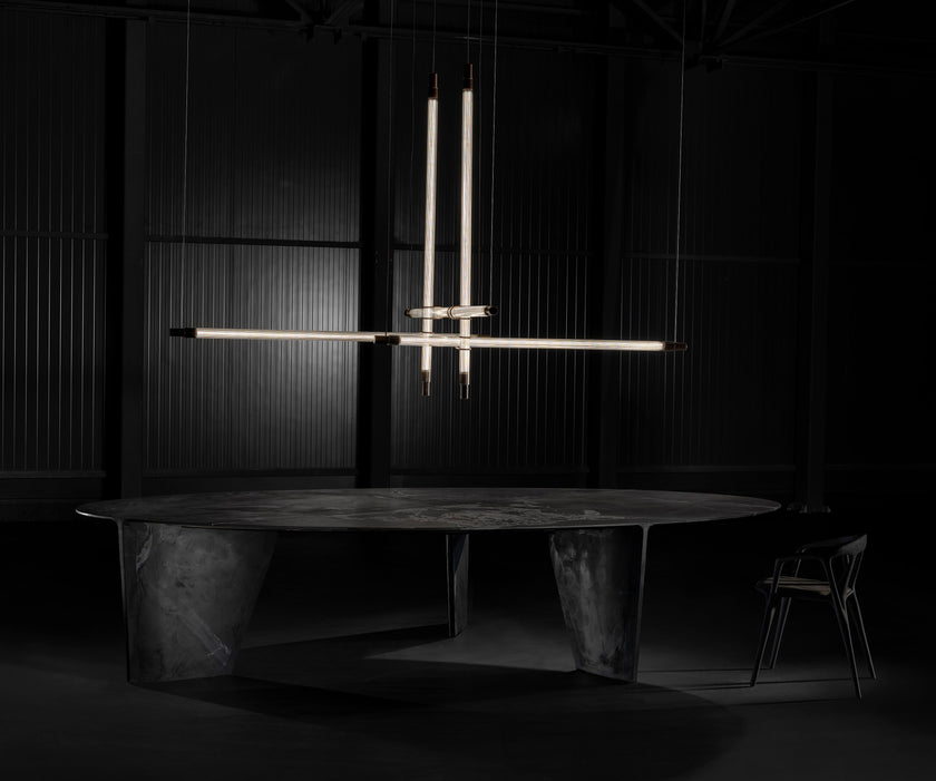 High End Synapsis Dining Table by Henge Casa Design Group