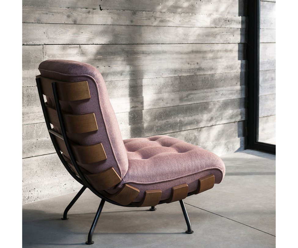High-End Italian Costela Lounge Chair by Tacchini Casa Design Group