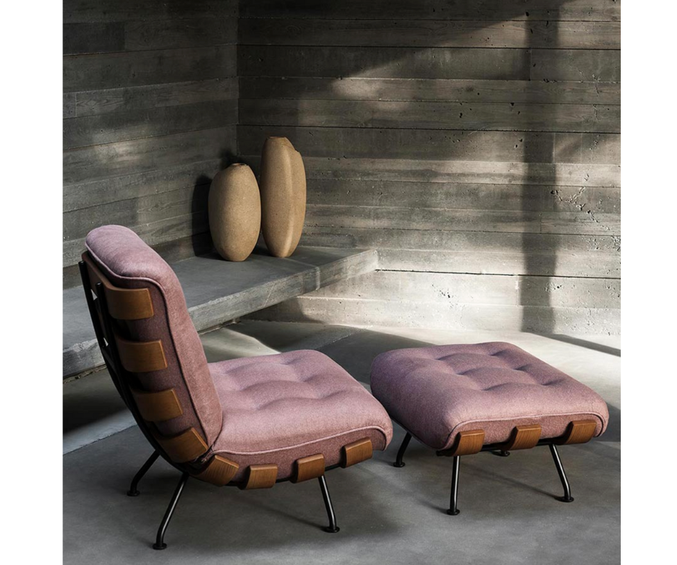 High-End Italian Costela Lounge Chair by Tacchini Casa Design Group