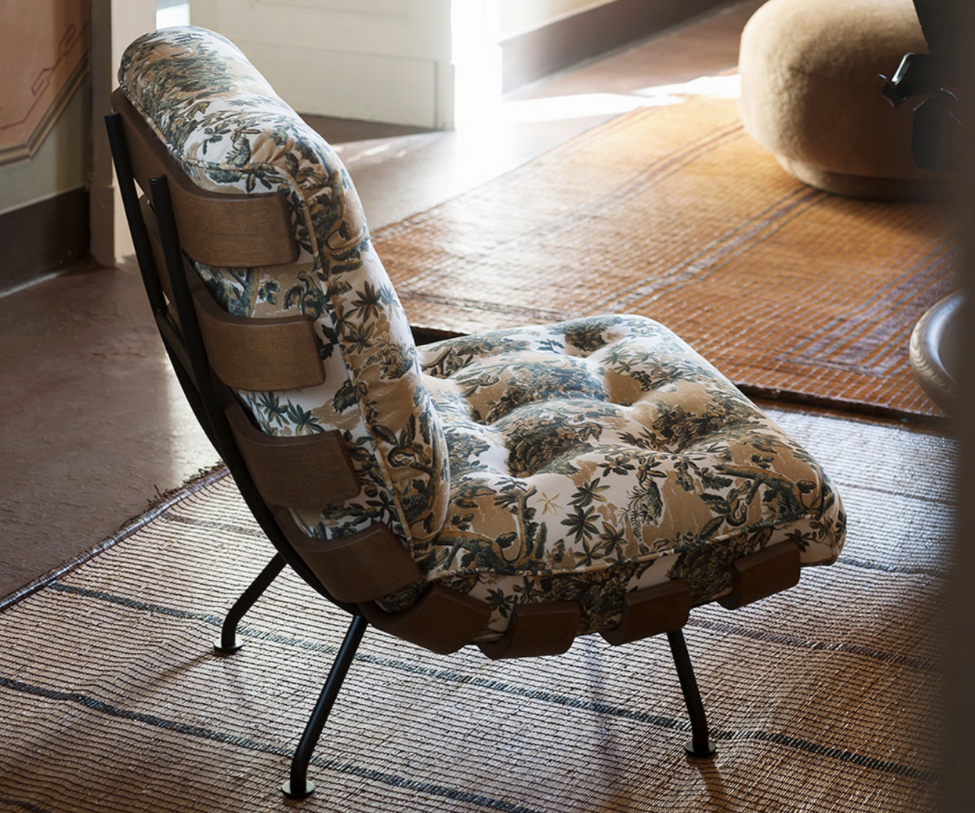 High-End Italian Costela Lounge Chair by Tacchini Casa Design Group