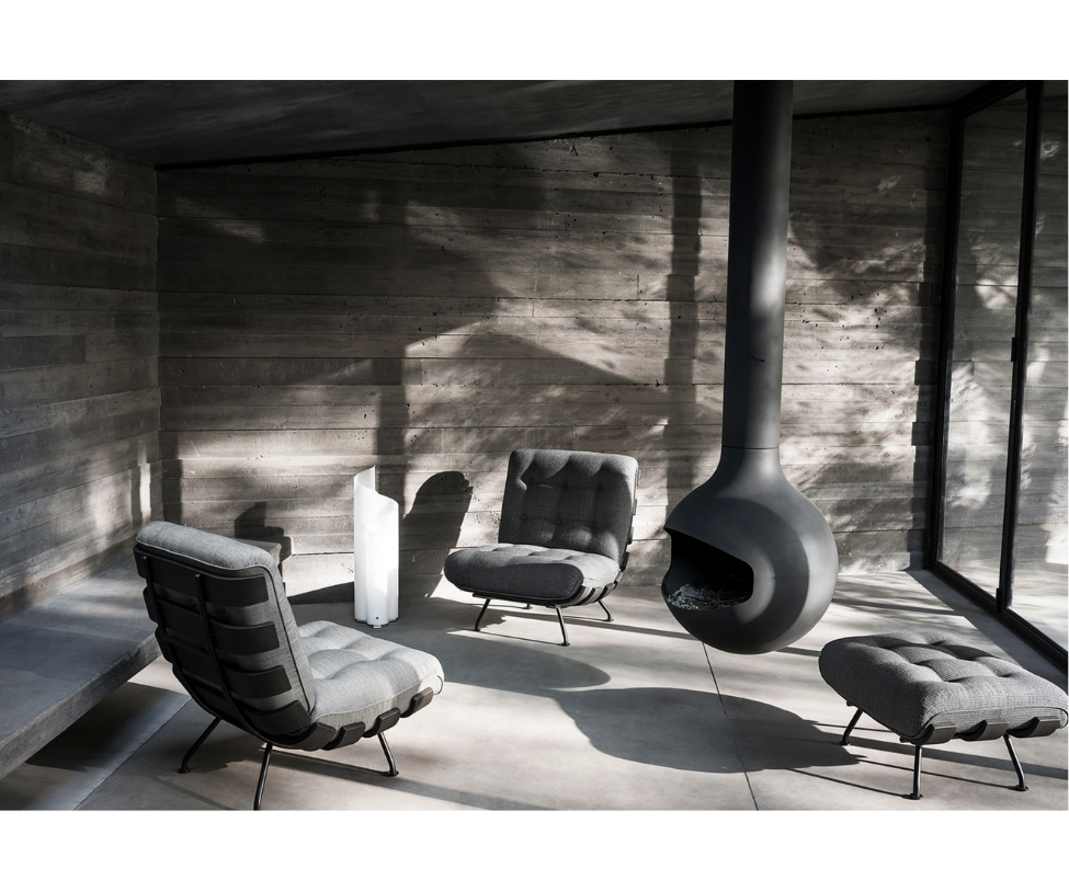 High-End Italian Costela Lounge Chair by Tacchini Casa Design Group