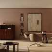 Talos R Round Dining Table with Marble Lazy Susan by CPRN Homood | Casa Design Group