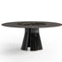 Talos R Round Dining Table with Marble Lazy Susan by CPRN Homood | Casa Design Group