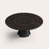 Talos R Round Dining Table with Marble Lazy Susan by CPRN Homood | Casa Design Group
