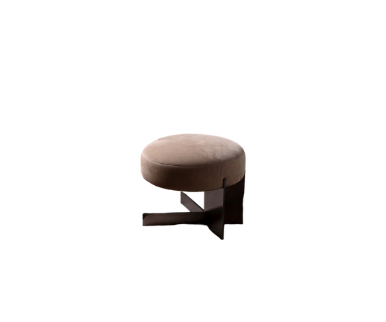High End Tambourine Stool by Henge Casa Design Group