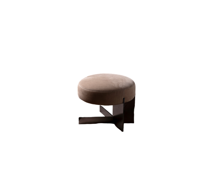 High End Tambourine Stool by Henge Casa Design Group