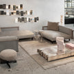 High End Tambourine Stool by Henge Casa Design Group