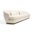 Tamino Sofa by Giorgetti with Canaletto walnut structure and refined contemporary design | Casa Design Group
