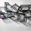 High End Tangram Shelf by Henge Casa Design Group