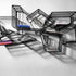 High End Tangram Shelf by Henge Casa Design Group