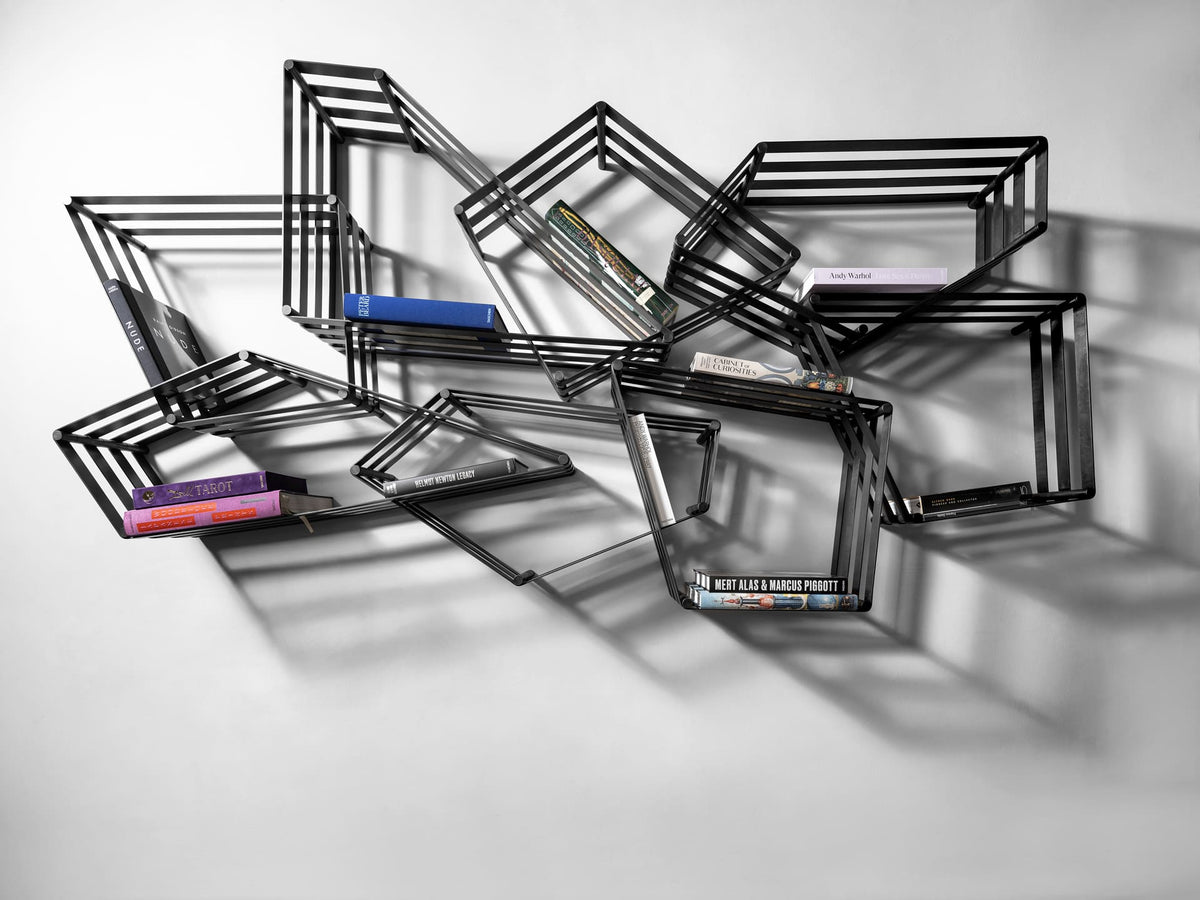 High End Tangram Shelf by Henge Casa Design Group