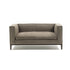 Taylor Medium Sofa by Frigerio featuring a contemporary modular design with clean lines, upholstered seating, and a sleek metal base.