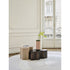 Teatro Magico Coffee Table by Saba with sculptural interlocking forms and contemporary finishes.