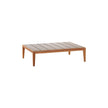 Teak Contemporary Teka 009 Outdoor Coffee Table by Roda | Casa Design Group